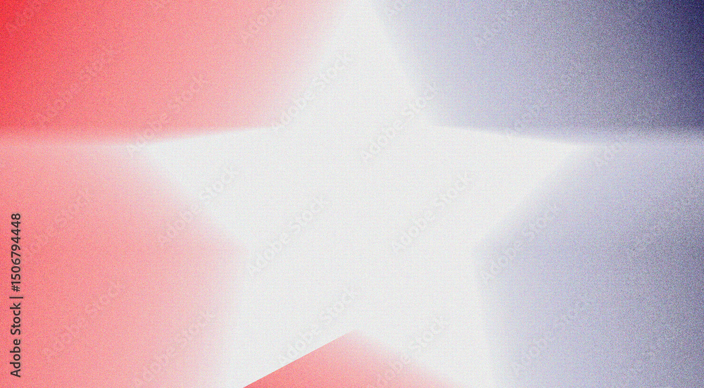 custom made wallpaper toronto digitalwhite shining star on blue and red gradient background. us flag background concept with grainy texture