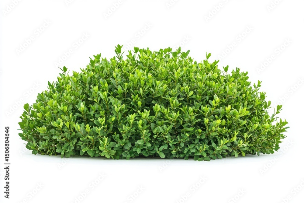 Green bush isolated on white background Green bush isolated on white background