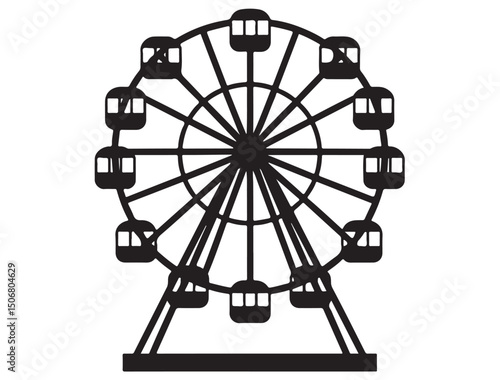 FERRIS WHEEL SILHOUETTE