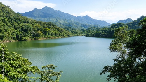 mountain lake in the mountains