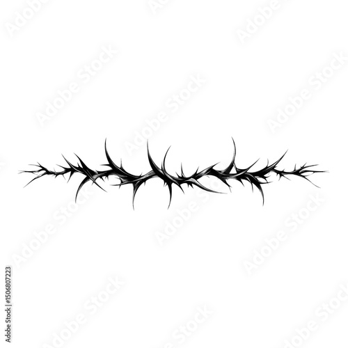 Thorns art illustration vector vector