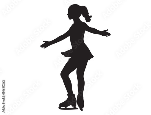 FIGURE SKATING SILHOUETTE