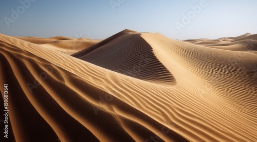 Fototapeta Naklejka Na Ścianę i Meble -  sand dunes in the sahara desert