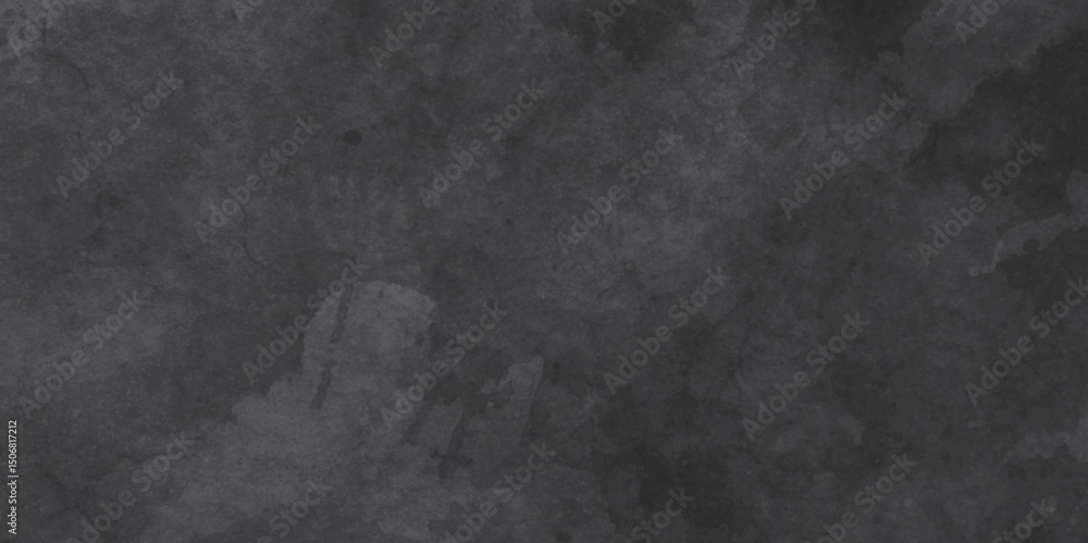 Fototapeta premium Abstract design with old wall texture cement dark black and paper texture background. Realistic design are empty space of Studio dark room concrete wall grunge texture .Grunge paper texture design . 