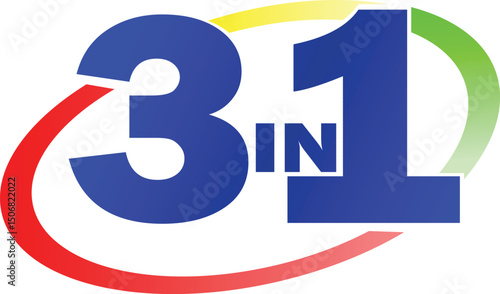 3 in 1 Vector Logo Badge – Multi-Use Packaging Label Icon for Product Design