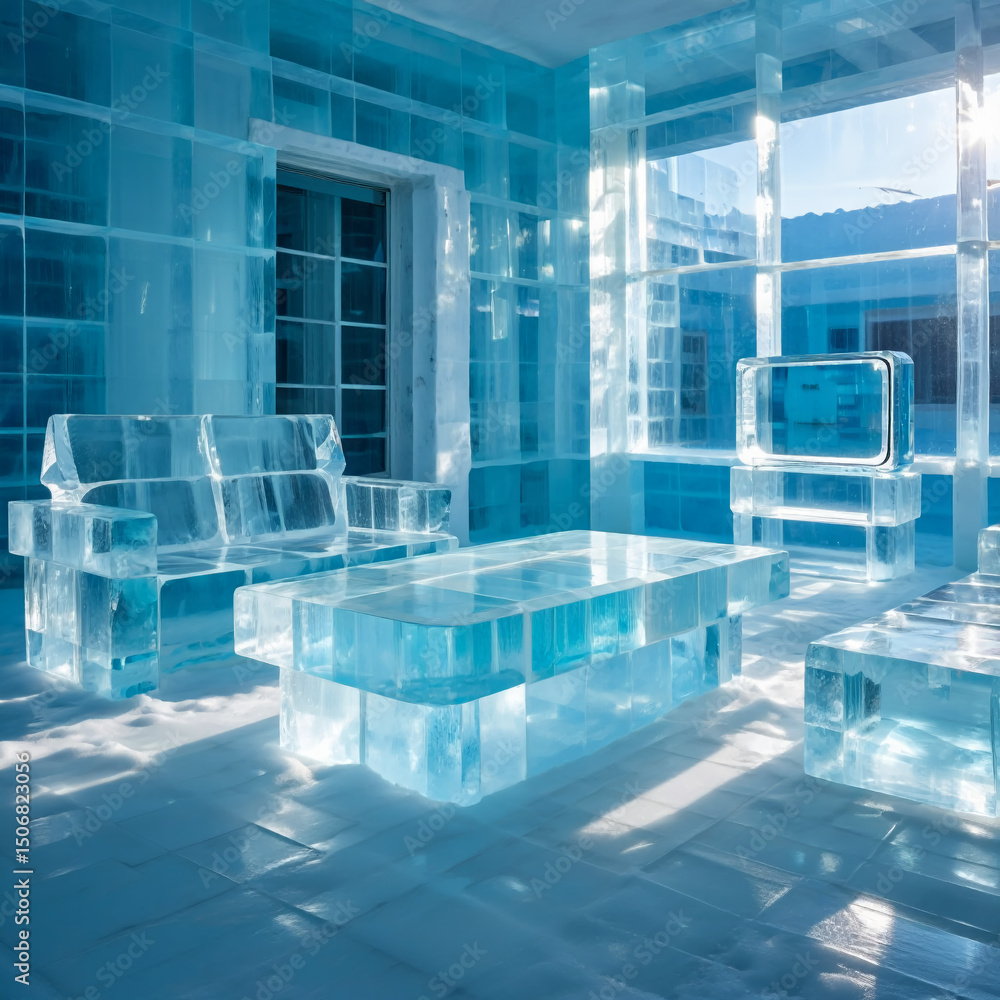 Fototapeta premium ice room