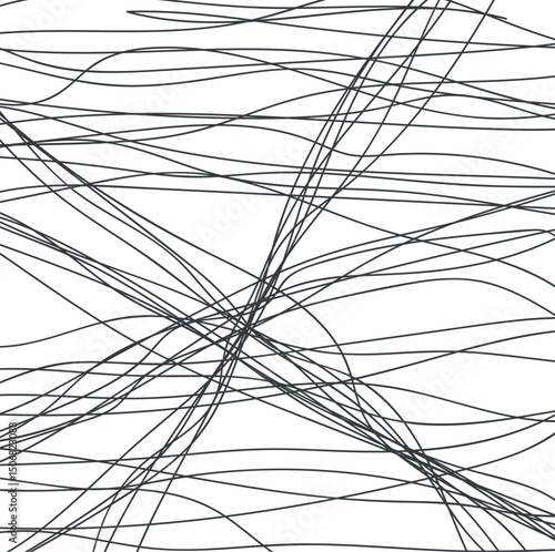 Texture with tangled wires forming a cross-shaped intersection. 