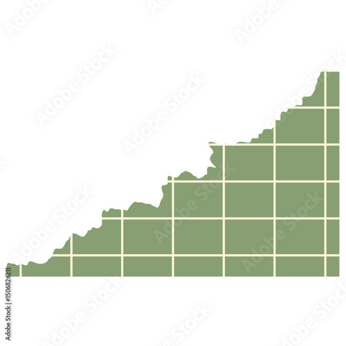 Grid Torn Paper Corner