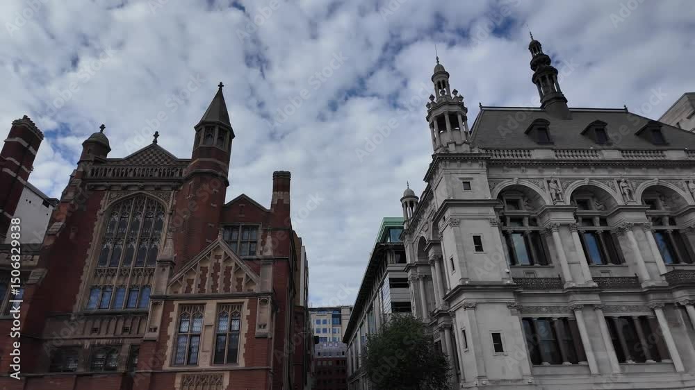 splendid pre-war architecture of modern day London, England still stands today viewable through bus tour splendid pre-war architecture of modern day London, England still stands today viewable through bus tour