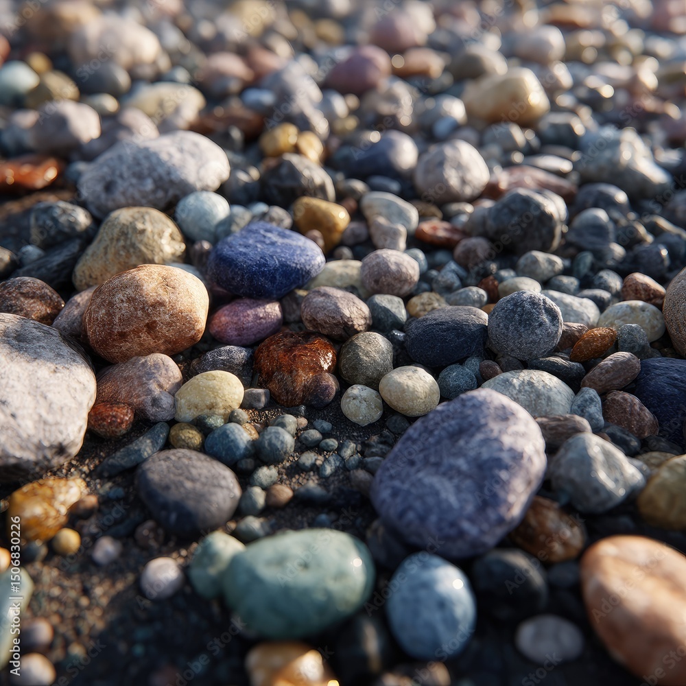 stones on the beach stones on the beach