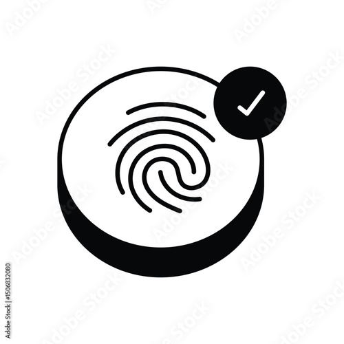 Biometrics vector icon