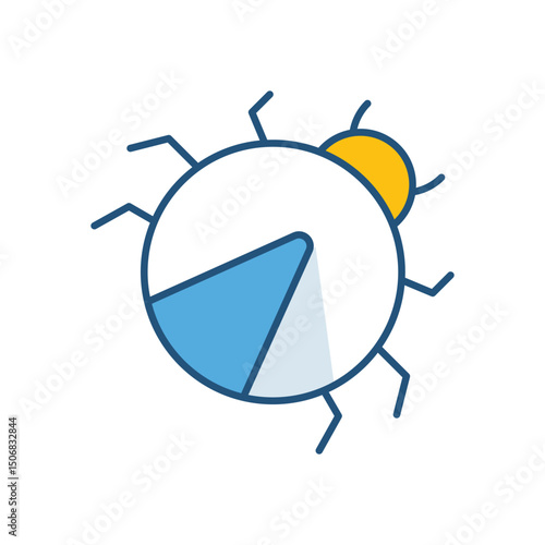 Bug vector icon