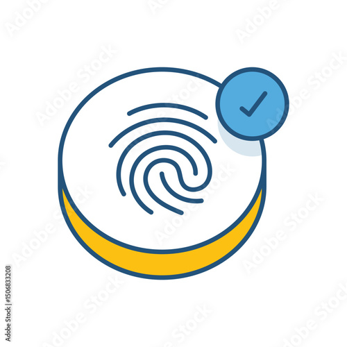 Biometrics vector icon