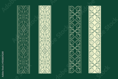 Kbach Khmer Vector, Khmer Ornament.