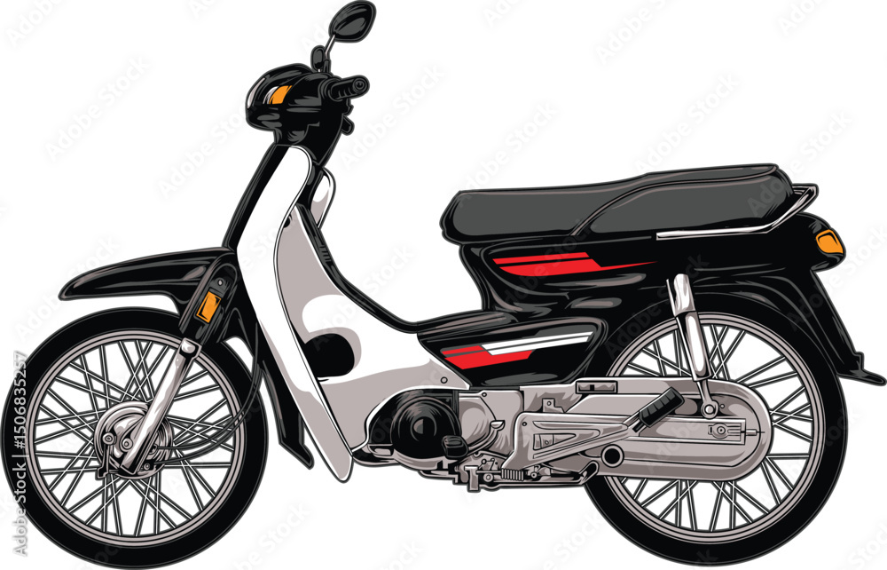 Obraz premium motorcycle isolated on white