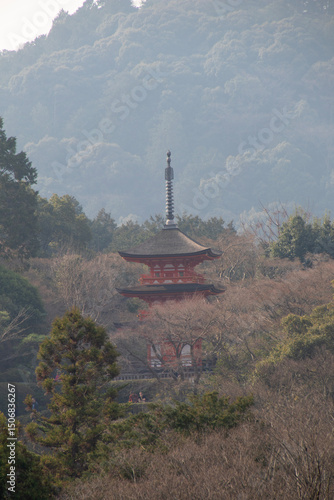 Kiyomizudera Koyasunoto Pagoda, Kyoto, Japan