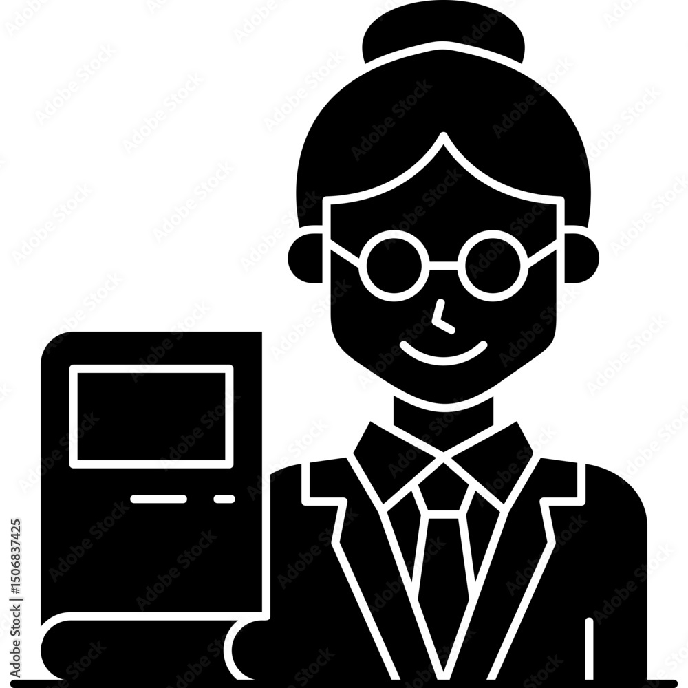 Teacher Icon Vector Element Teacher Icon Vector Element