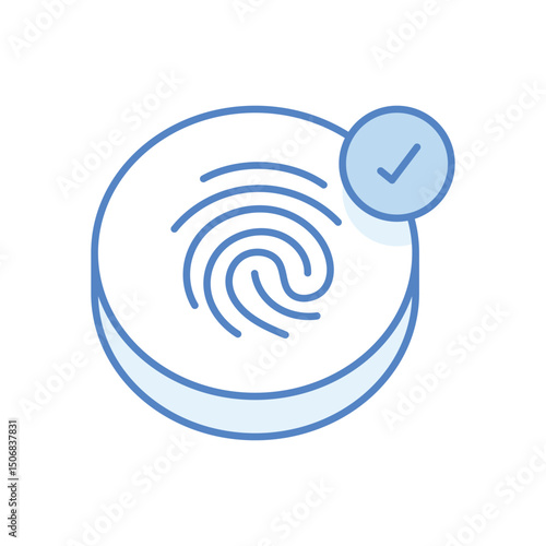 Biometrics vector icon