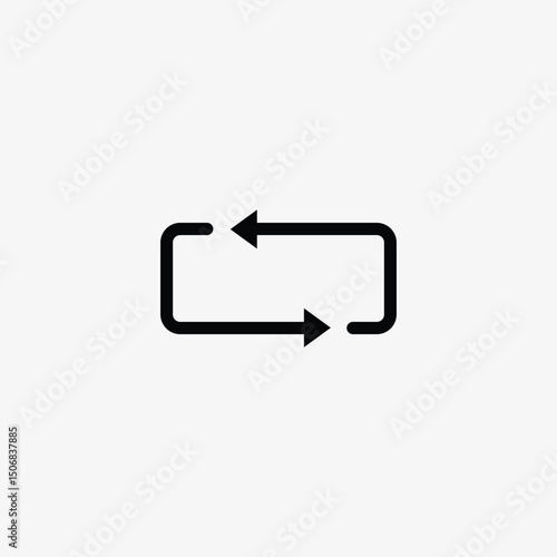Refresh icon , arrow sign design
