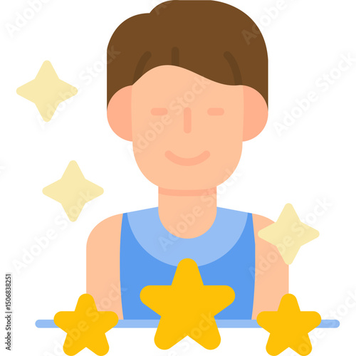 Role Model Icon Vector Element