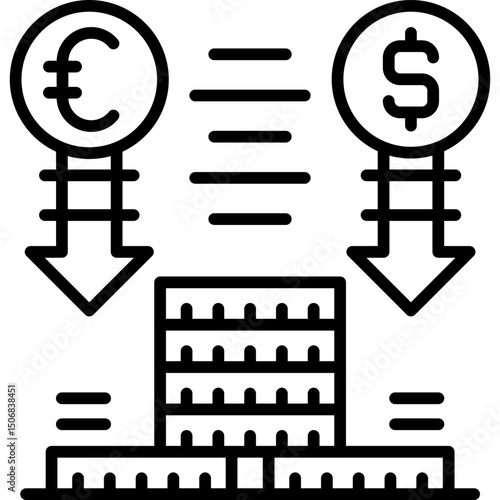 Exchange Icon Vector Element