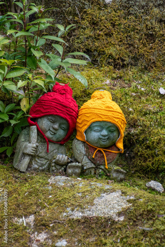 The 500 Rakan Statues in Miyajima island, Japan