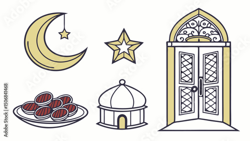 eid--related-vector-icon-set-