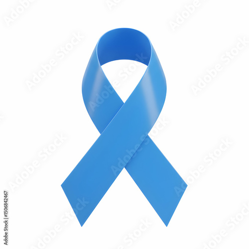 Light Blue Ribbon: Symbol of Awareness and Support
