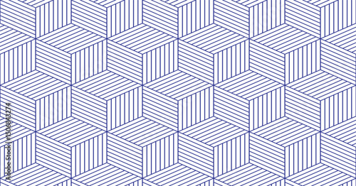 amazing futuristic geometric pattern ideal printing vector