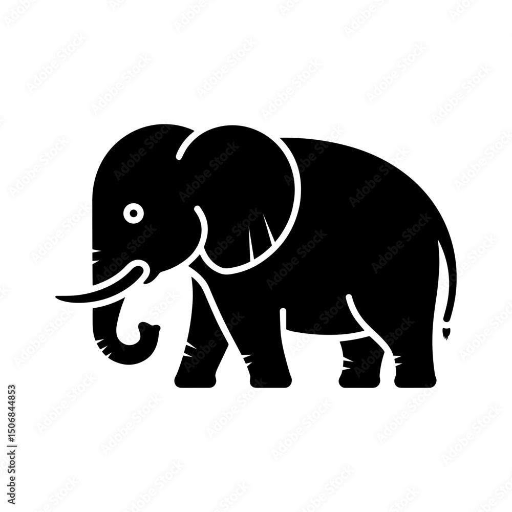 elephant vector icon elephant vector icon