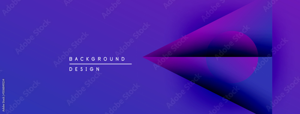Abstract purple gradient background. Geometric shapes overlap creating dynamic visual effect. Text reads background design. Abstract purple gradient background. Geometric shapes overlap creating dynamic visual effect. Text reads background design.