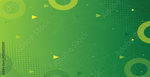 Green Abstract fluid shape sales background vector illustration