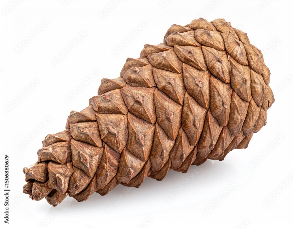 Pine Cone with Intricate Texture and Detail Pine Cone with Intricate Texture and Detail