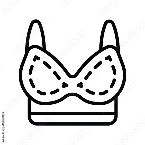 Under Garments Vector outline icon. Eps 10 file