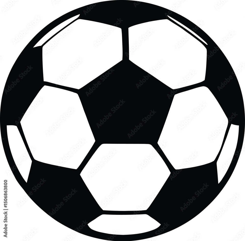 High-Quality Vector EPS Soccer Ball Illustration for Sports Design, Digital Projects, and Scalable Print Applications High-Quality Vector EPS Soccer Ball Illustration for Sports Design, Digital Projects, and Scalable Print Applications