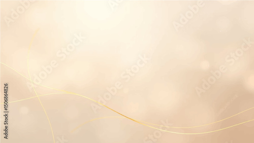 Abstract soft golden lines background.