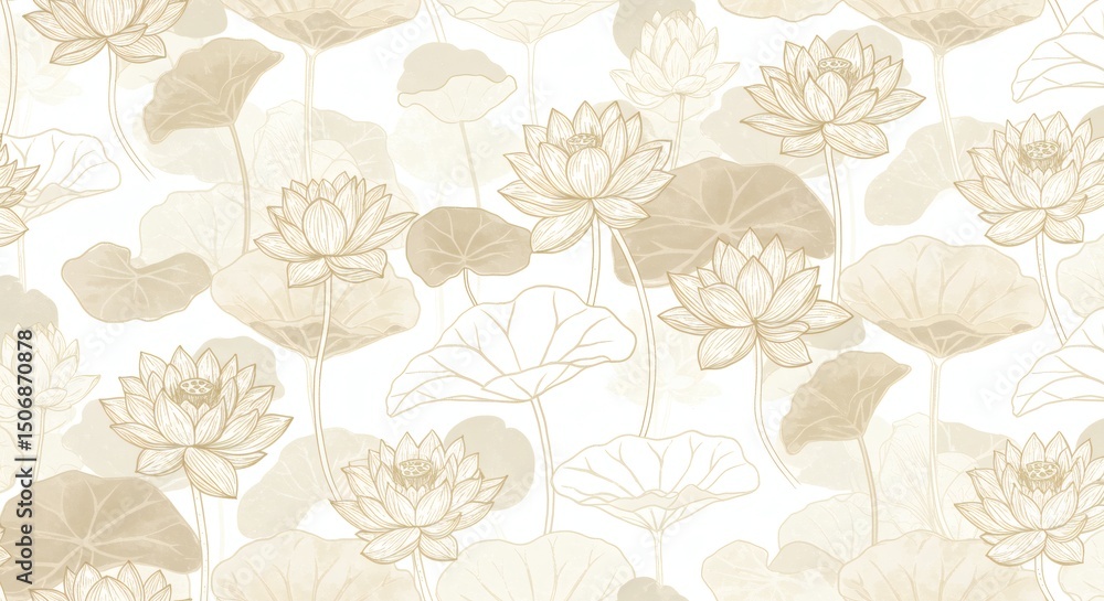 Fototapeta premium Seamless floral pattern with vintage rose illustrations and decorative leaf designs for textile and wallpaper