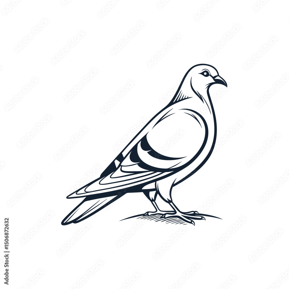 Obraz premium Pigeon