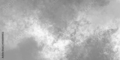bright and cloudy sky with soft white and gray clouds pattern dreamy and abstract cloudscape background.	