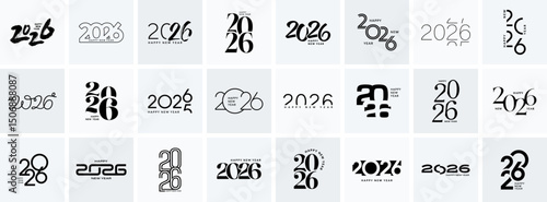 2026 set, New Year logo collection