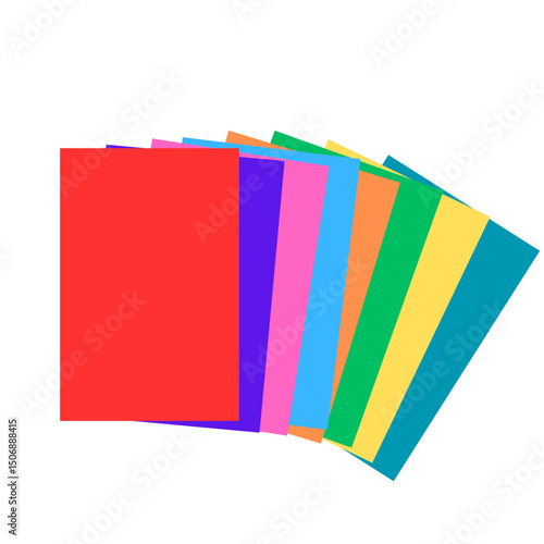 colorful bunch of paper set collection craft papaer children 