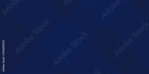 Premium background design with diagonal dark blue line pattern. Vector horizontal template for digital lux business banner, contemporary formal invitation, luxury voucher, prestigious gift certificate