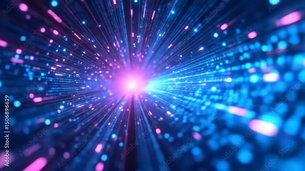 Digital tunnel abstract background Digital tunnel abstract background