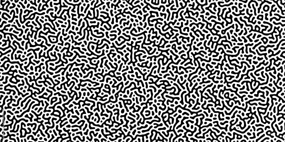 Organic seamless patterns with rounded lines Diffusion reaction background. Monochrome background of natural organic forms motion. Overlay template abstract Turing organic wallpaper background. Organic seamless patterns with rounded lines Diffusion reaction background. Monochrome background of natural organic forms motion. Overlay template abstract Turing organic wallpaper background.