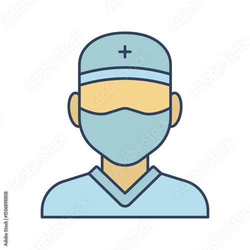 Medical assistance :Vector Icon which can easily modify or edit