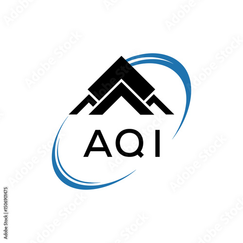 Initial AQI Letter Linked Logo for business and company identity. Modern AQI Letter Logo Vector Template with modern trendy golden logo.
