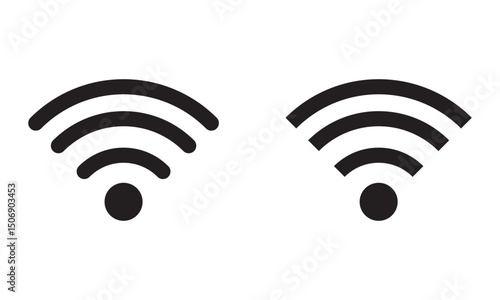 Wi-fi icon, wi-fi symbols.