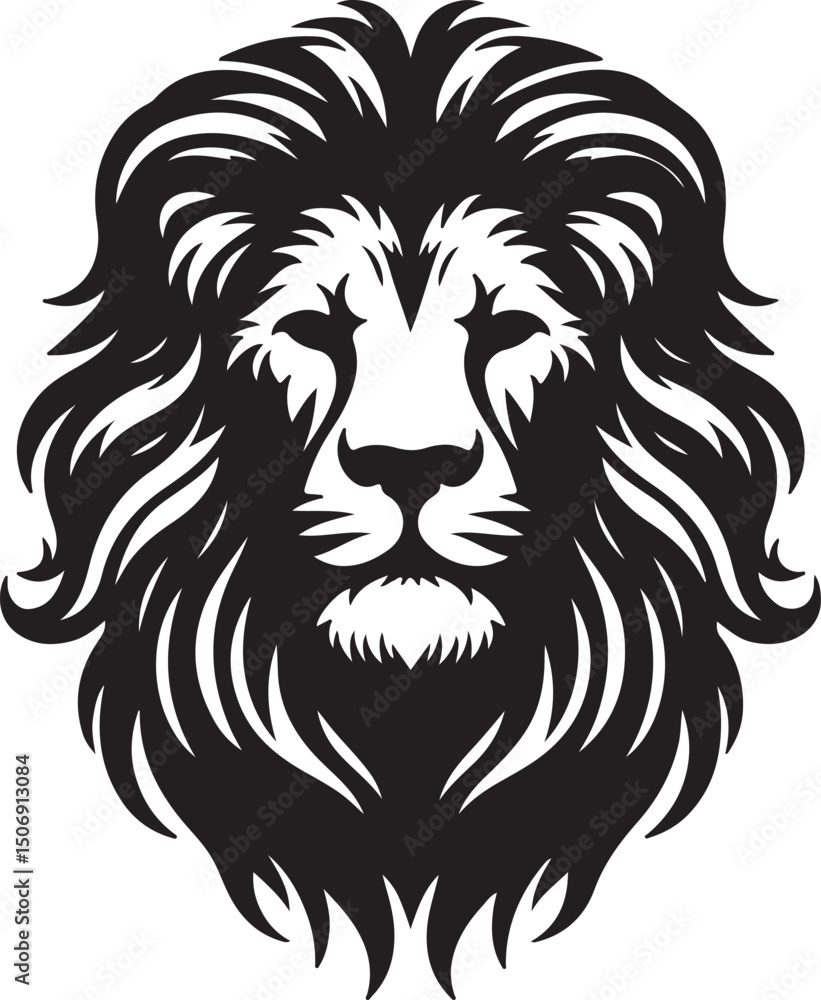 Obraz premium Lion Silhouette