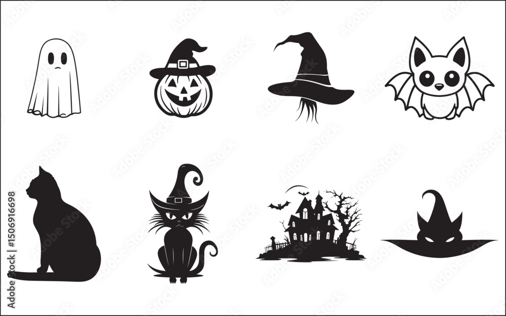 set of halloween set of halloween
