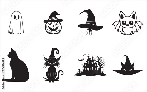 set of halloween